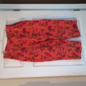 Chico's Design linen Capri pants